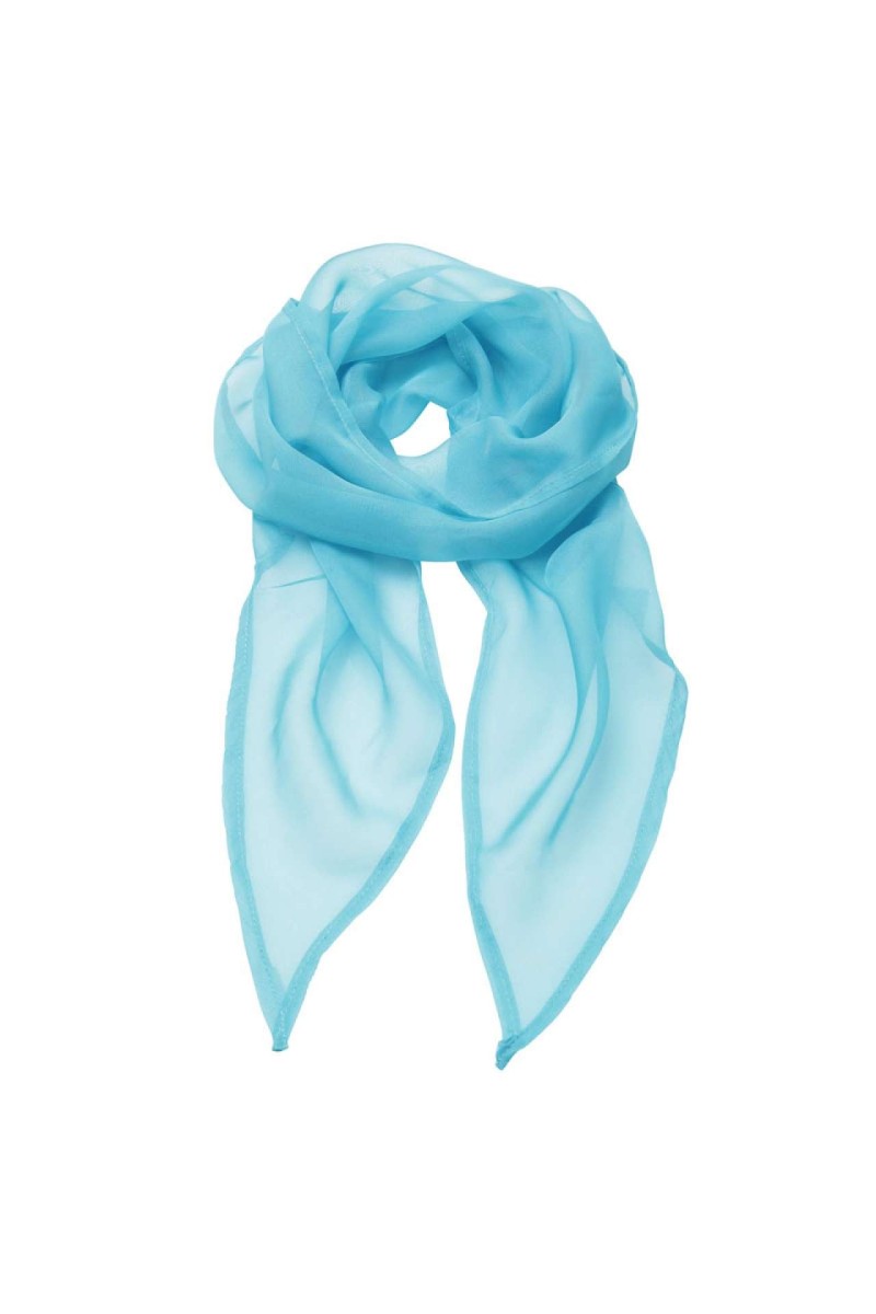 'COLOURS COLLECTION' PLAIN CHIFFON SCARF