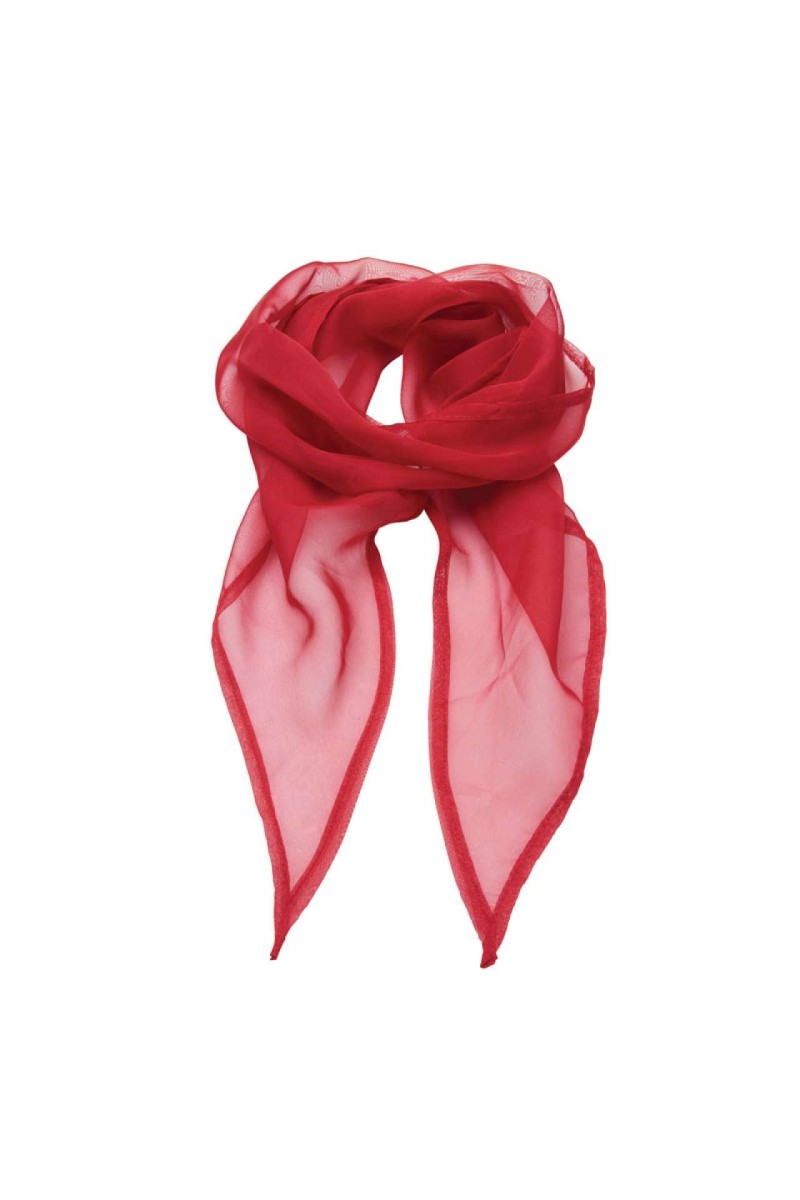 'COLOURS COLLECTION' PLAIN CHIFFON SCARF