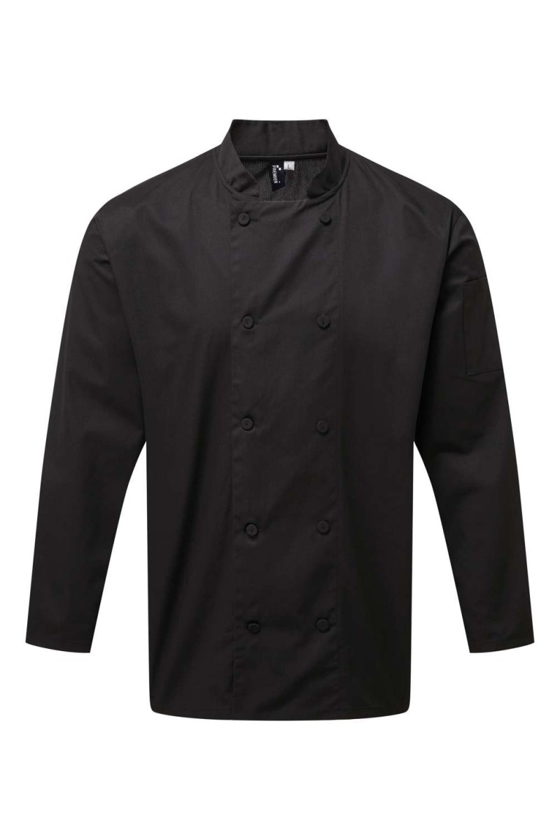 CHEF'S LONG SLEEVE COOLCHECKER® JACKET WITH MESH BACK PANEL