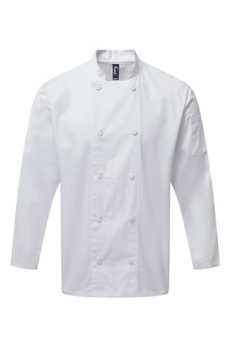 CHEF'S LONG SLEEVE COOLCHECKER® JACKET WITH MESH BACK PANEL