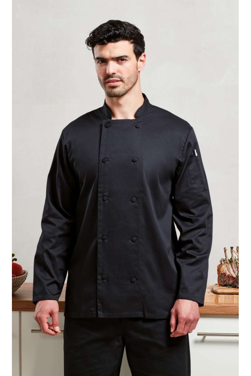 CHEF'S LONG SLEEVE COOLCHECKER® JACKET WITH MESH BACK PANEL