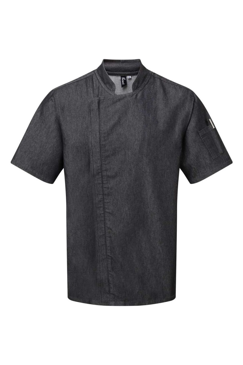 CHEF'S ZIP-CLOSE SHORT SLEEVE JACKET