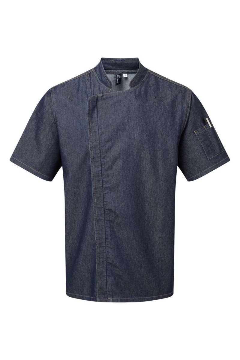 CHEF'S ZIP-CLOSE SHORT SLEEVE JACKET