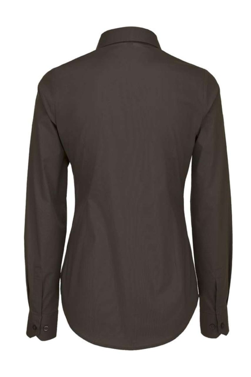 B&C BLACK TIE LSL /WOMEN