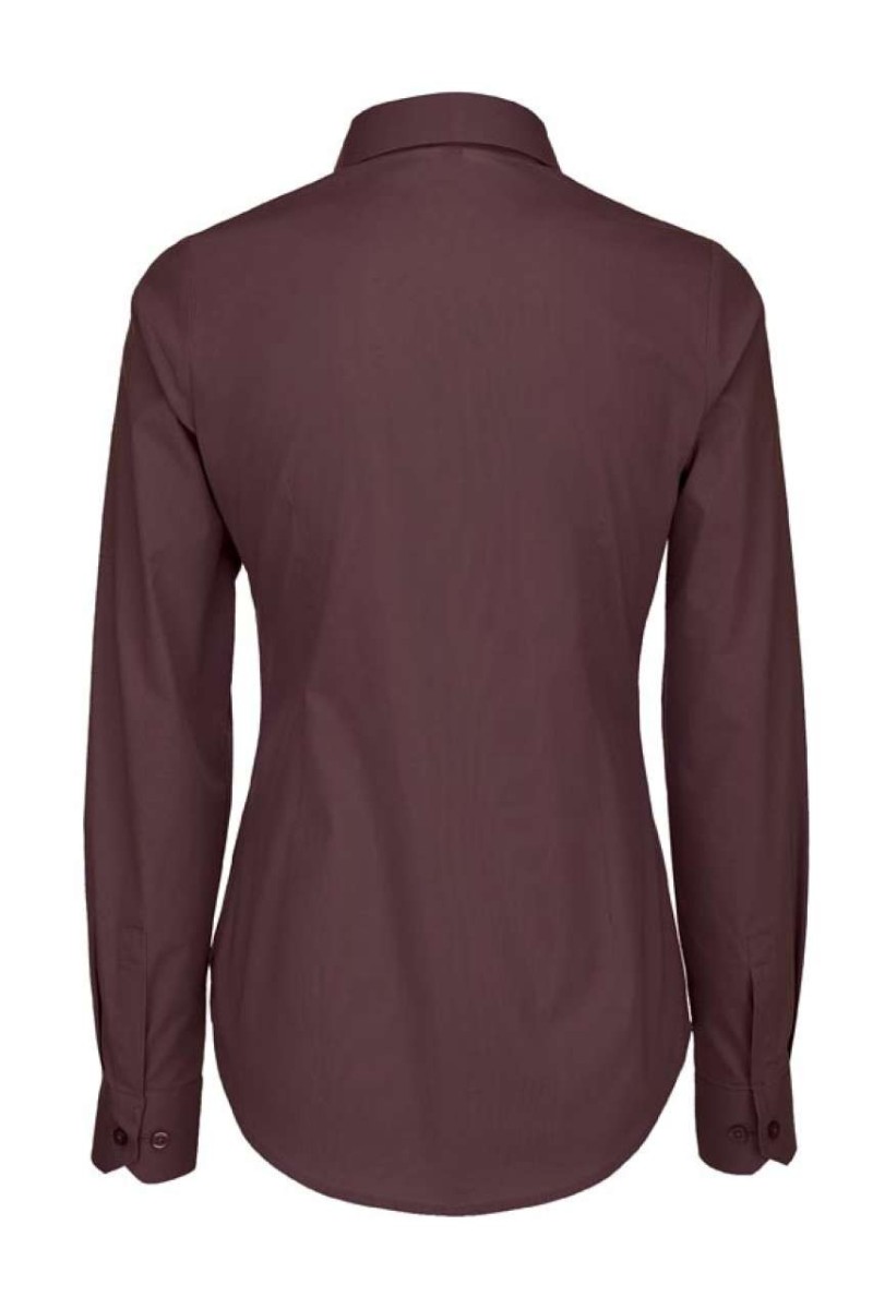 B&C BLACK TIE LSL /WOMEN