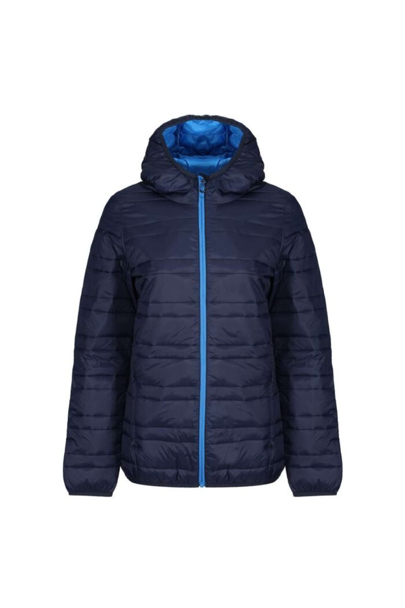 WOMENS HOODED PACKAWAY FIREDOWN JACKET