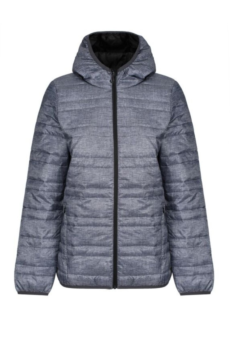 WOMENS HOODED PACKAWAY FIREDOWN JACKET