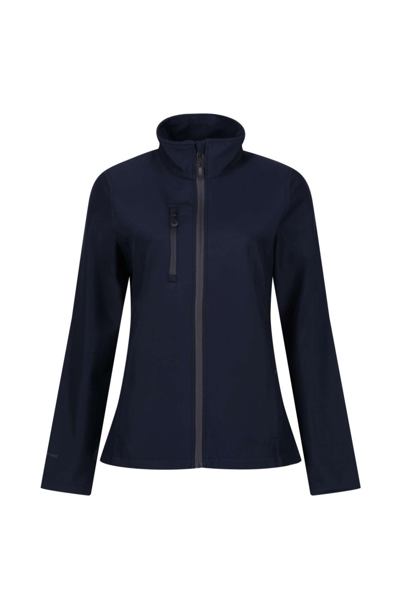 WOMEN'S HONESTLY MADE RECYCLED PRINTABLE SOFTSHELL JACKET