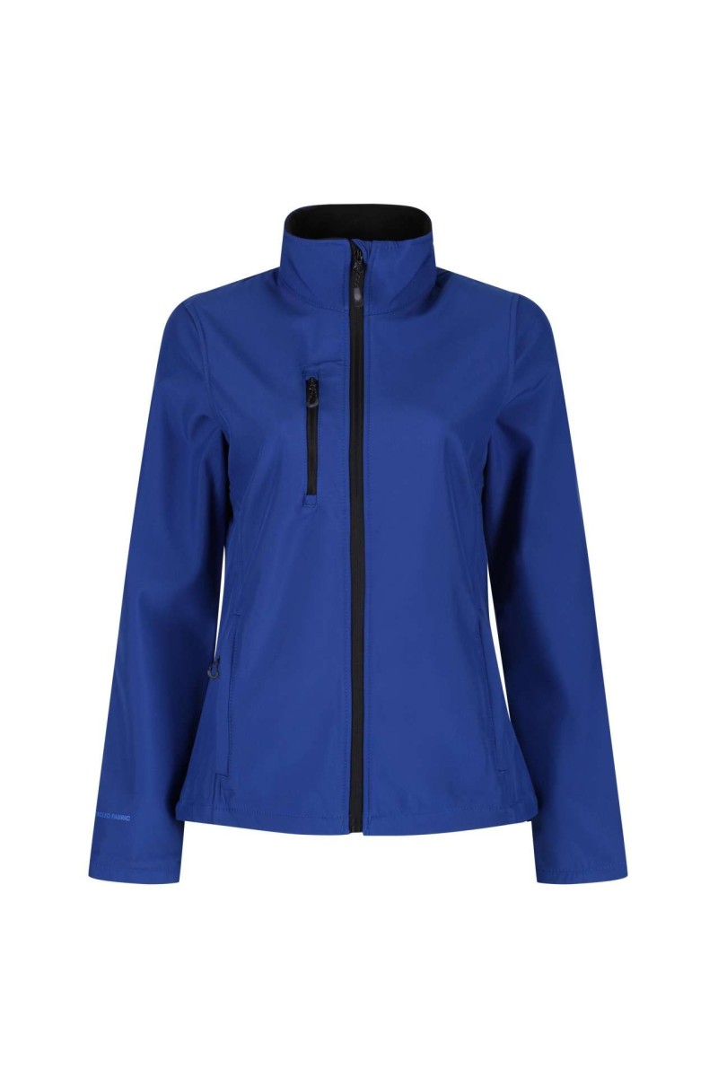 WOMEN'S HONESTLY MADE RECYCLED PRINTABLE SOFTSHELL JACKET