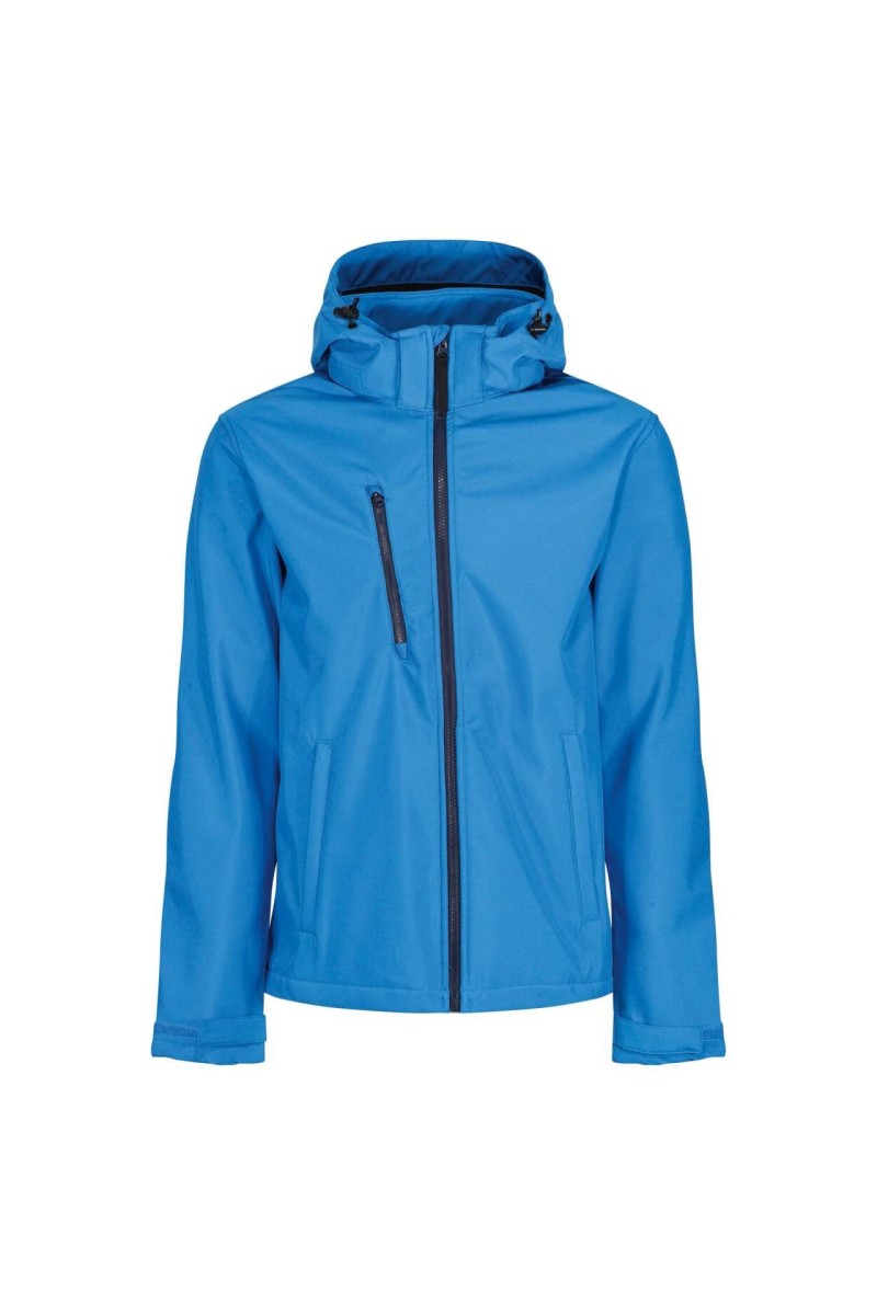 JACHETĂ SOFTSHELL CU GLUGĂ CU 3 STRATURI, IMPRIMABILĂ, VENTURER