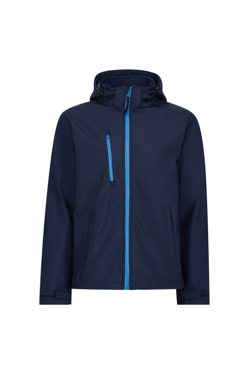 JACHETĂ SOFTSHELL CU GLUGĂ CU 3 STRATURI, IMPRIMABILĂ, VENTURER