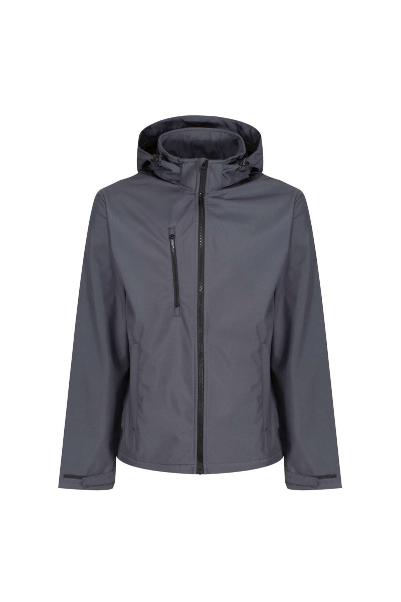 VENTURER 3 LAYER HOODED PRINTABLE SOFTSHELL JACKET