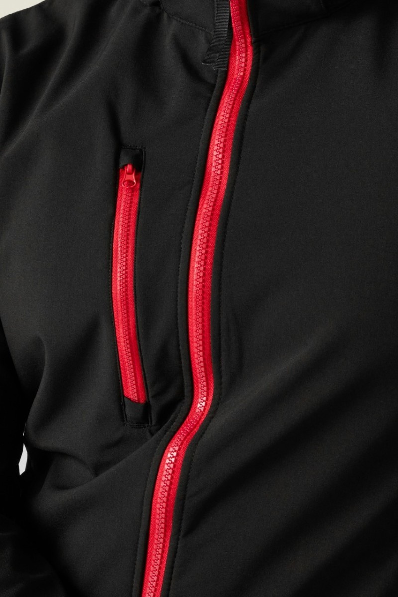 JACHETĂ SOFTSHELL CU GLUGĂ CU 3 STRATURI, IMPRIMABILĂ, VENTURER