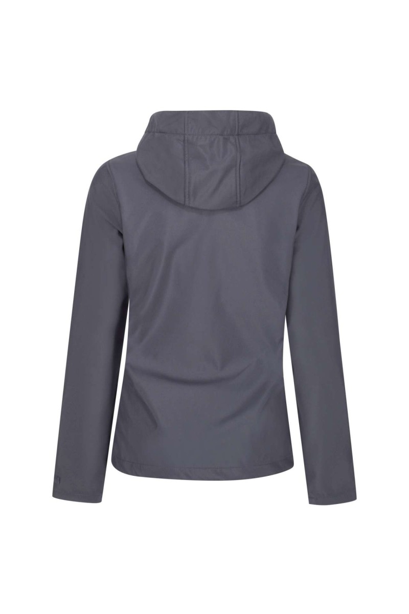 JACHETĂ SOFTSHELL CU GLUGĂ PENTRU FEMEI VENTURER 3 STRATURI