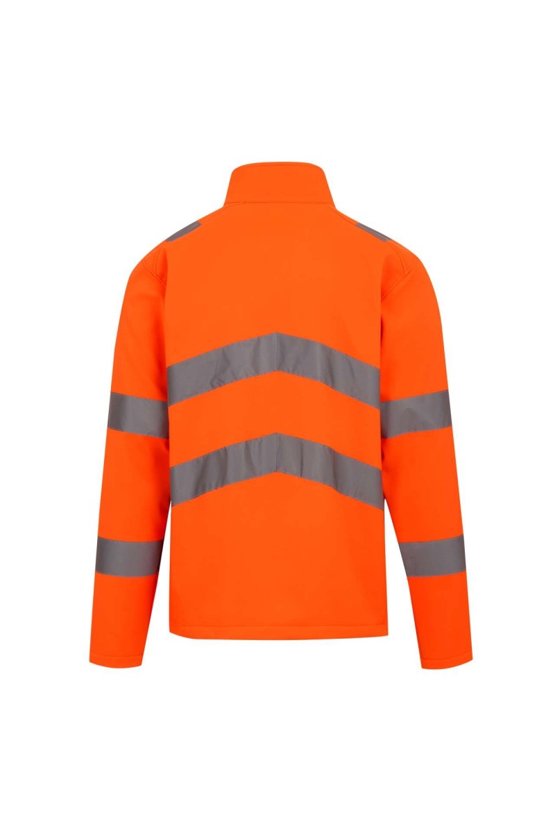 JACHETĂ SOFTSHELL HI-VIS PRO CONTRACT ABLAZE 2 STRATURI (CLASA 3)