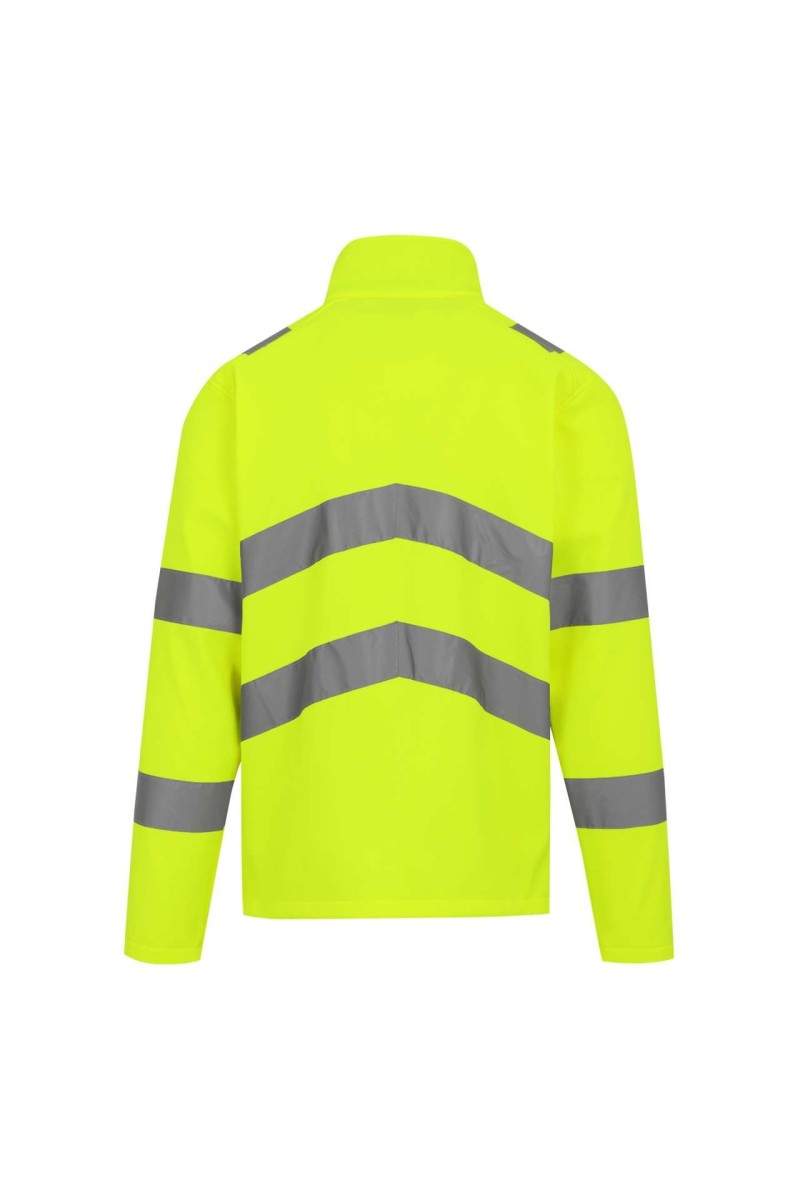 JACHETĂ SOFTSHELL HI-VIS PRO CONTRACT ABLAZE 2 STRATURI (CLASA 3)