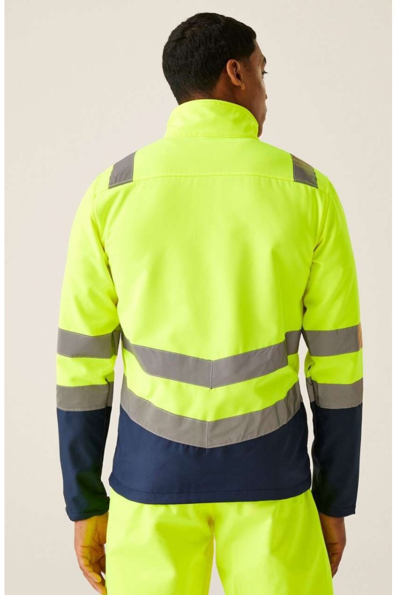JACHETĂ SOFTSHELL PRO HI-VIS