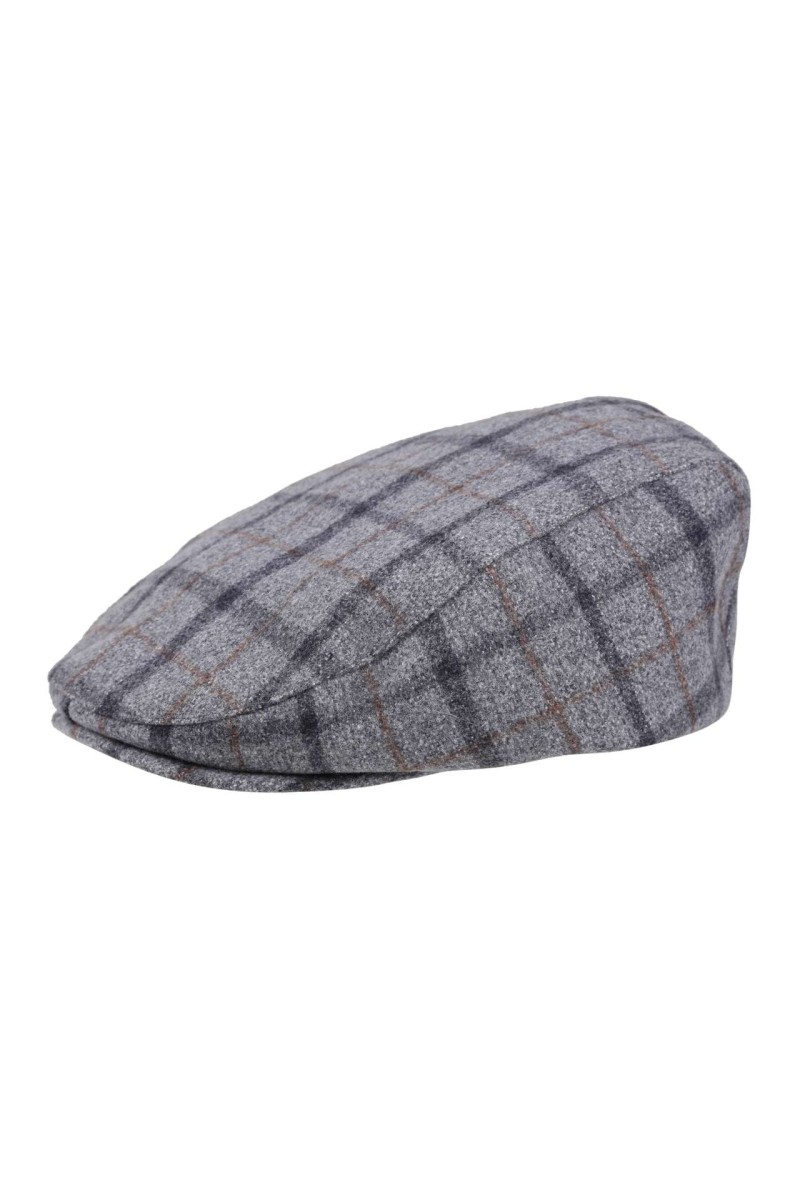 ACRE TWEED-EFFECT FLATCAP