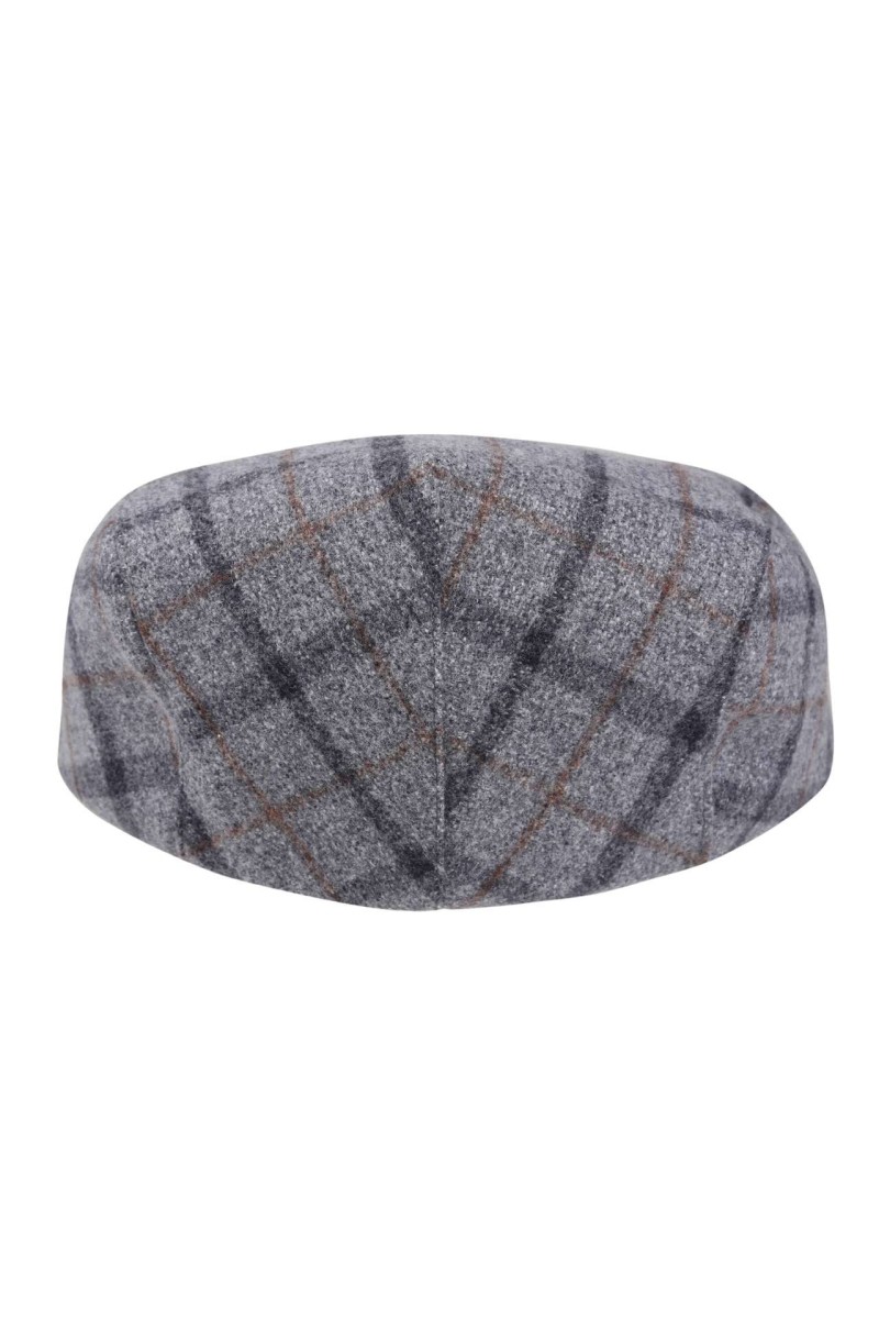 ACRE TWEED-EFFECT FLATCAP