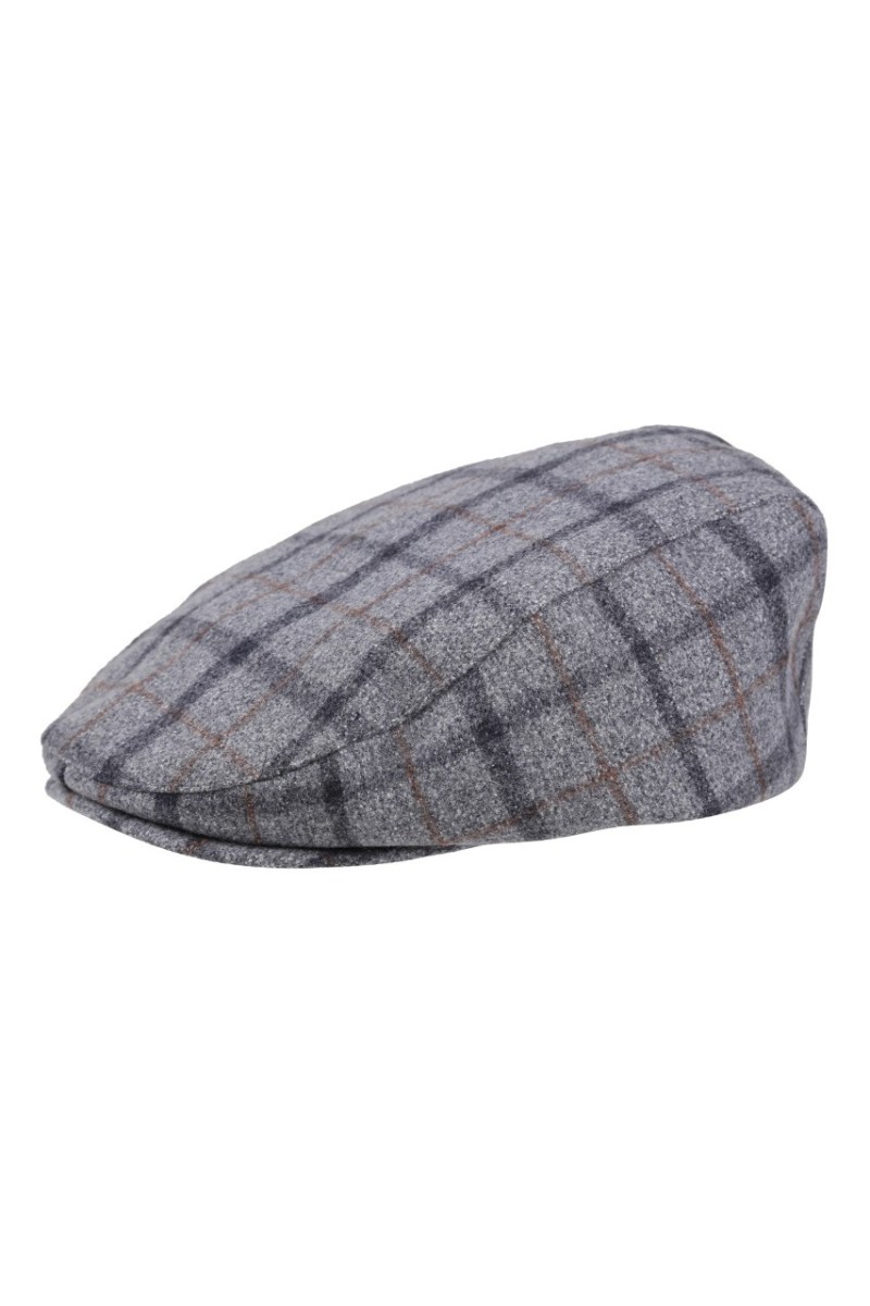ACRE TWEED-EFFECT FLATCAP