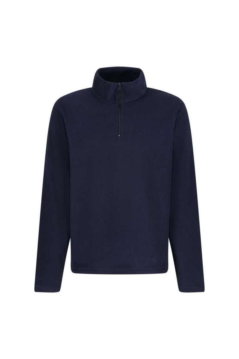 MICRO ZIP NECK FLEECE