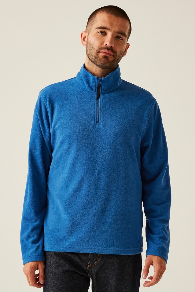 MICRO ZIP NECK FLEECE