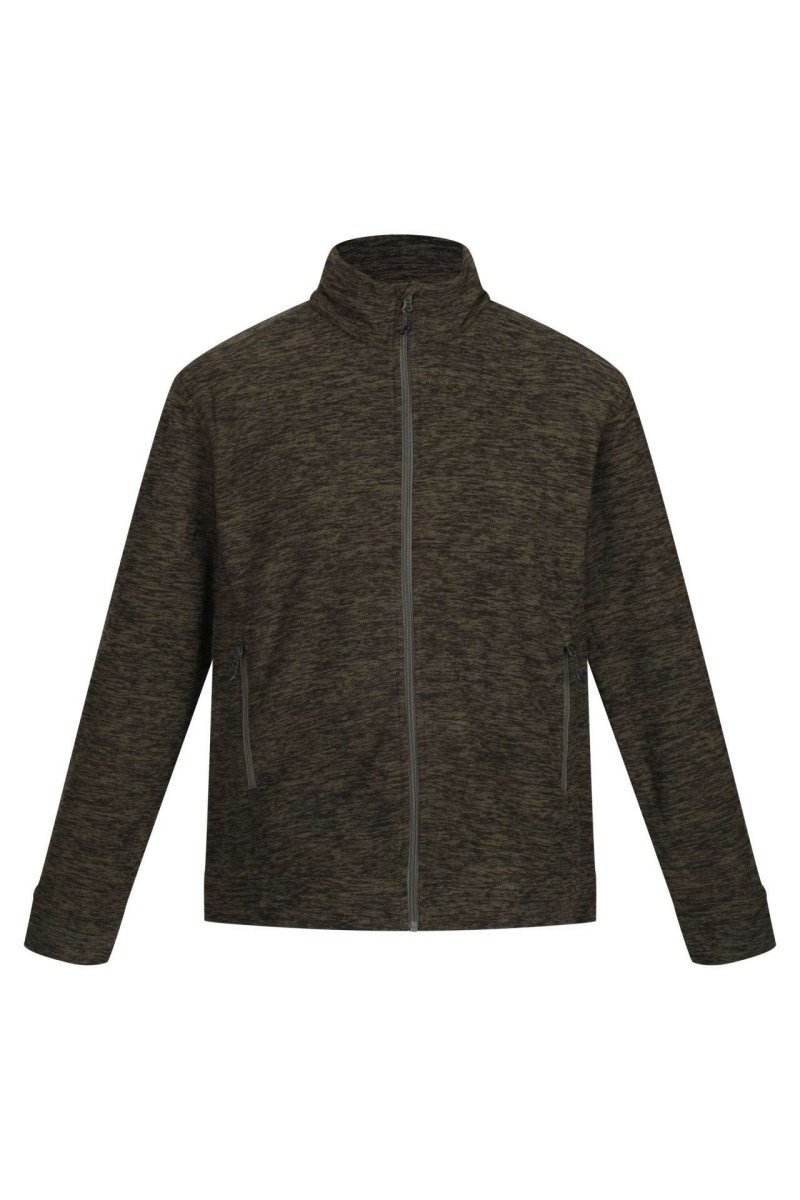 THORNLY MEN - FULL ZIP MARL FLEECE
