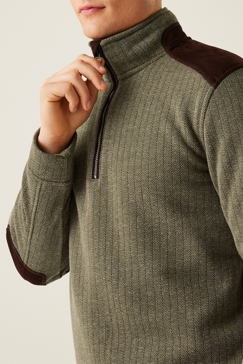 HOLBECK HALF ZIP FLEECE