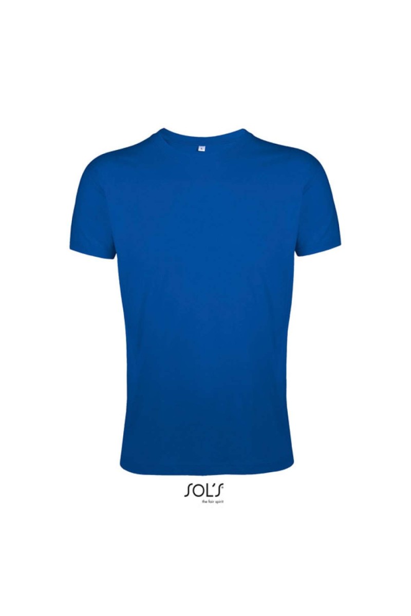 SOL'S REGENT FIT - TRICOU BĂRBĂTESC CU GÂT ROTUND ȘI CROIALĂ STRÂNSĂ