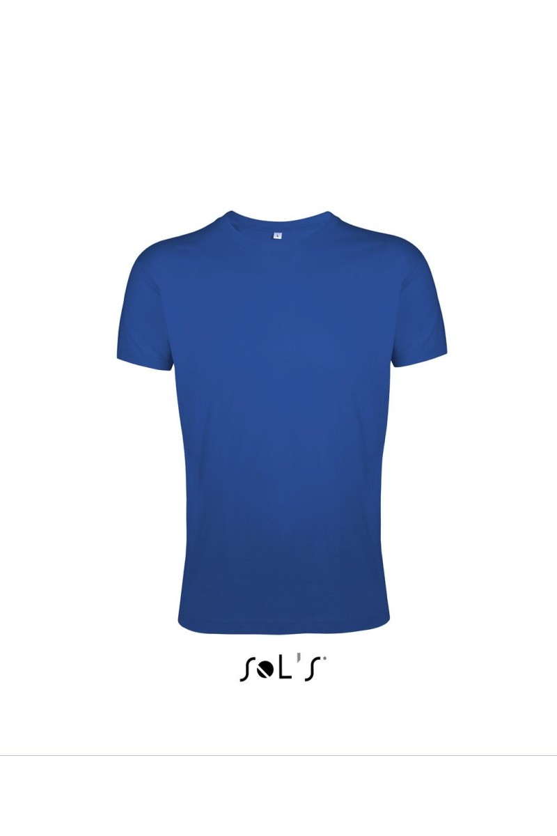 SOL'S REGENT FIT - TRICOU BĂRBĂTESC CU GÂT ROTUND ȘI CROIALĂ STRÂNSĂ