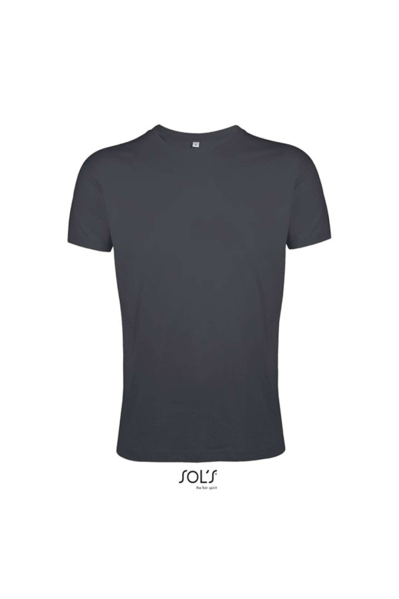 SOL'S REGENT FIT - TRICOU BĂRBĂTESC CU GÂT ROTUND ȘI CROIALĂ STRÂNSĂ