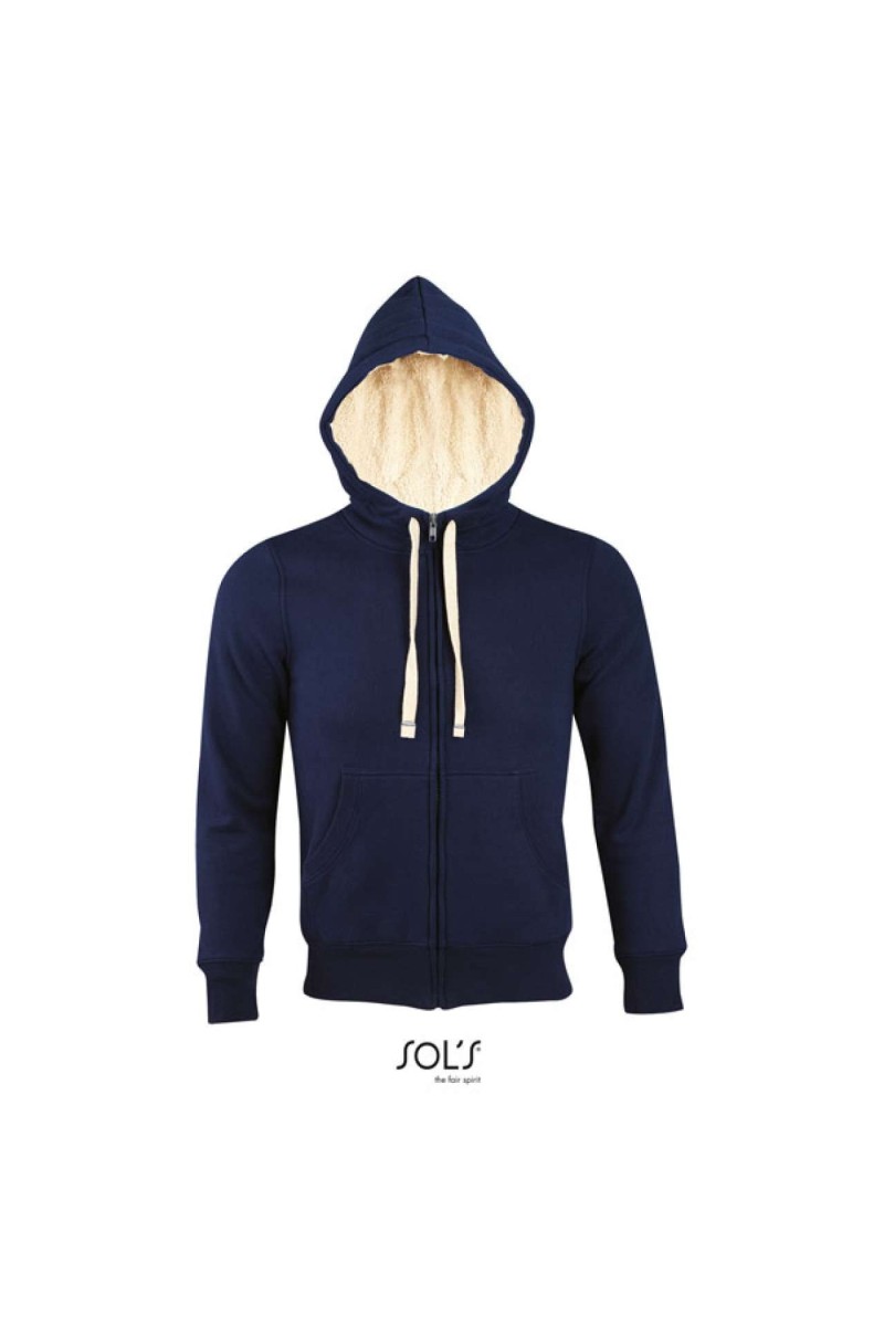 SOL'S SHERPA - UNISEX ZIPPED JACKET WITH "SHERPA" LINING