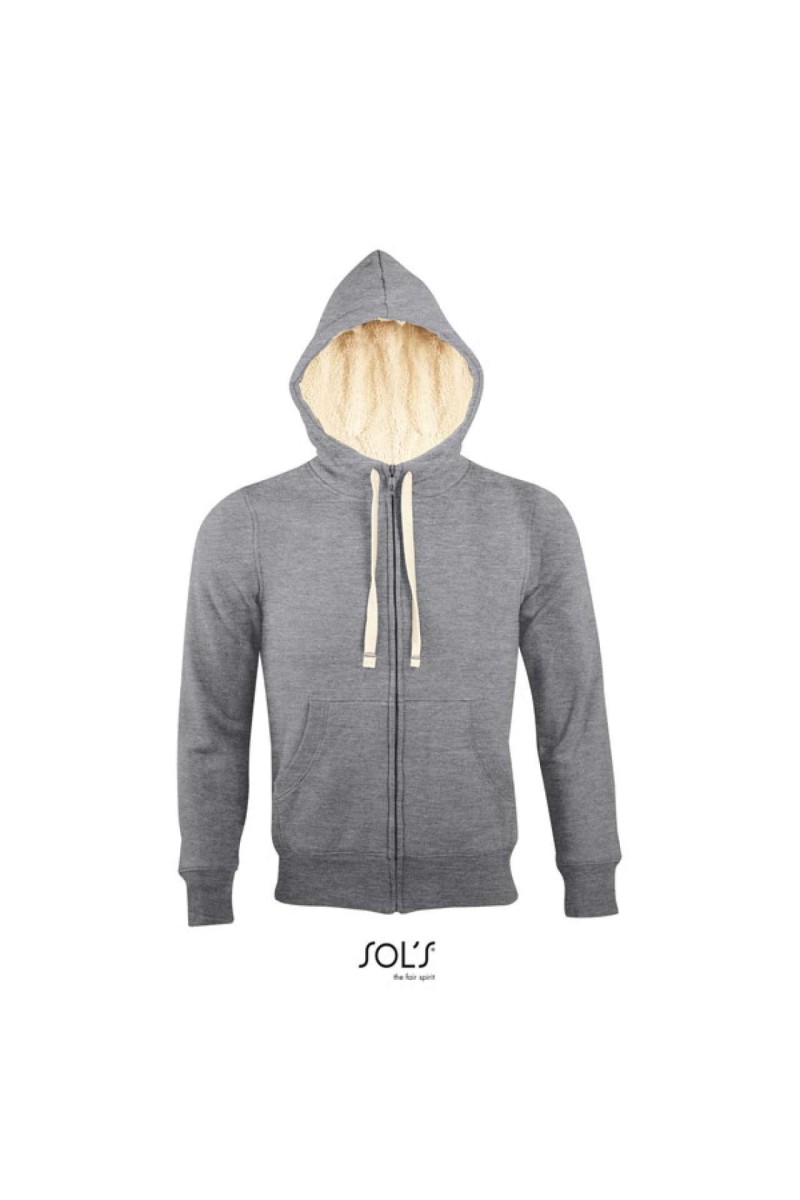 SOL'S SHERPA - UNISEX ZIPPED JACKET WITH "SHERPA" LINING