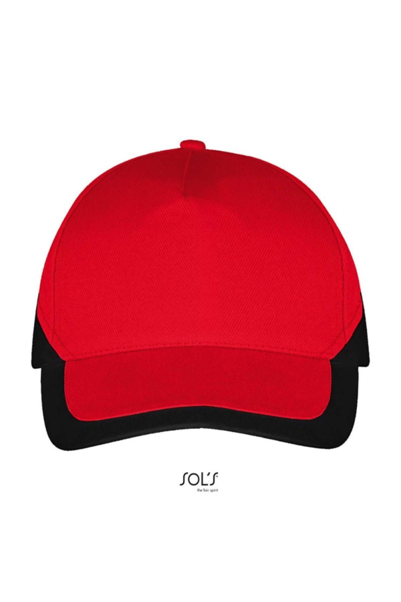 SOL'S BOOSTER - 5 PANEL CONTRASTED CAP
