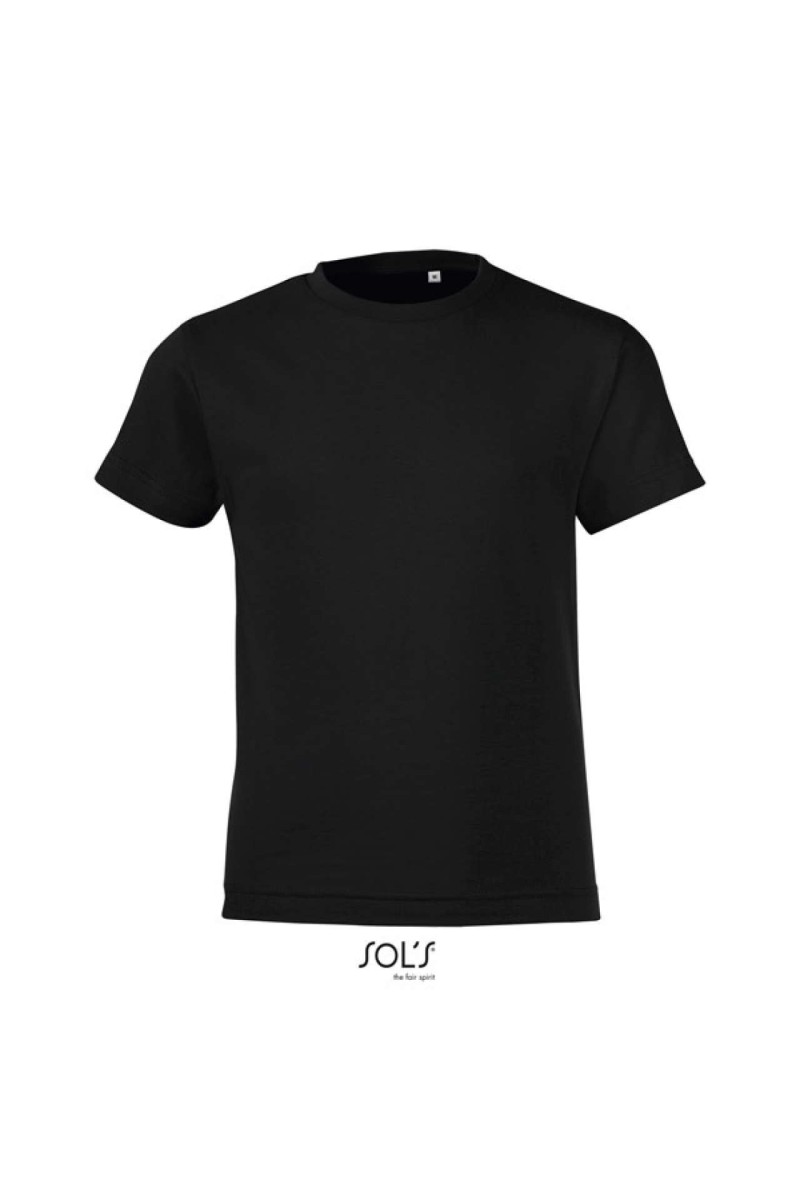 SOL'S REGENT FIT KIDS' - TRICOU CU GÂT ROTUND