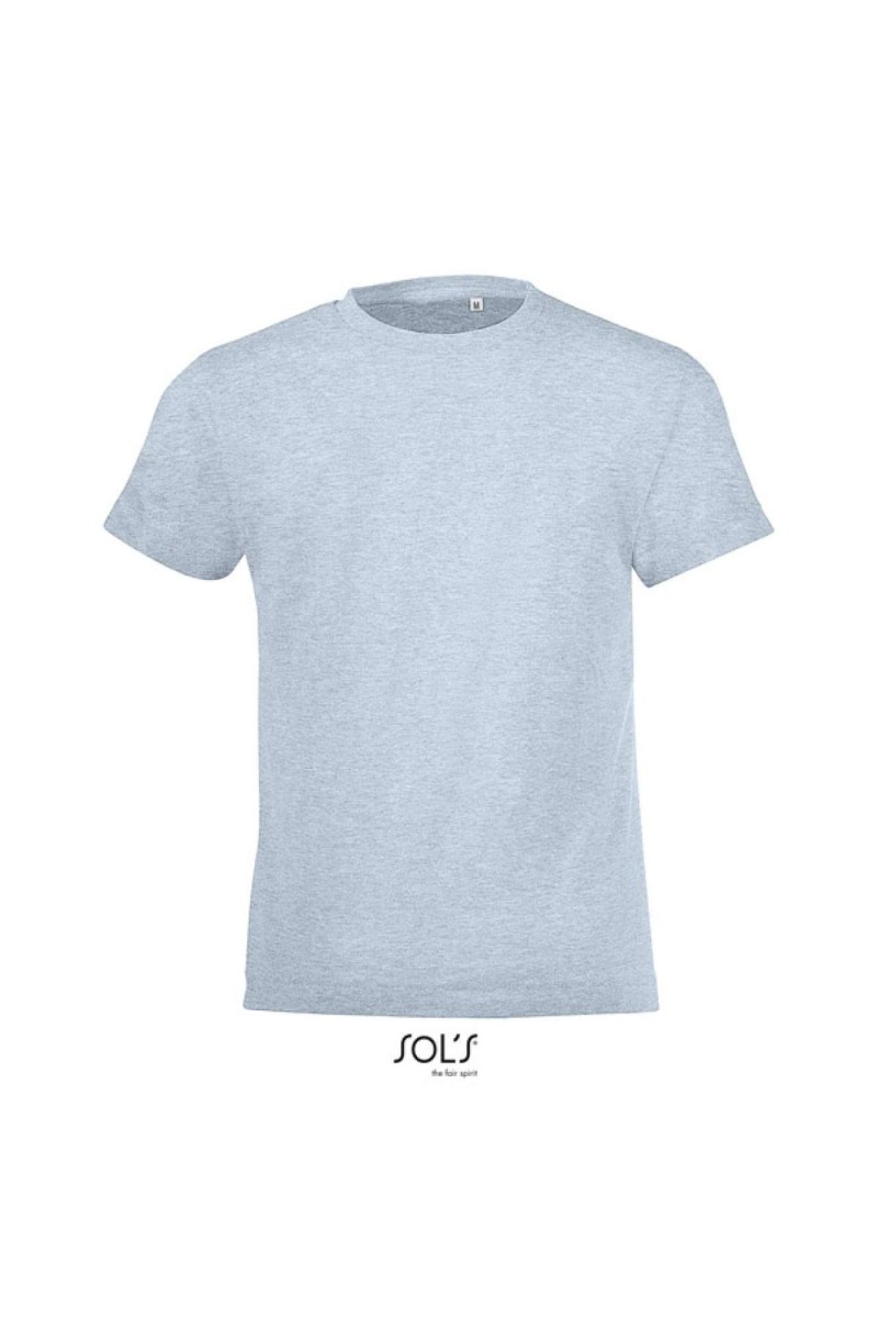 SOL'S REGENT FIT KIDS' - TRICOU CU GÂT ROTUND