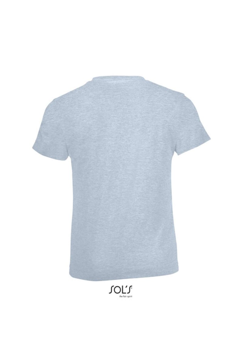 SOL'S REGENT FIT KIDS' - TRICOU CU GÂT ROTUND