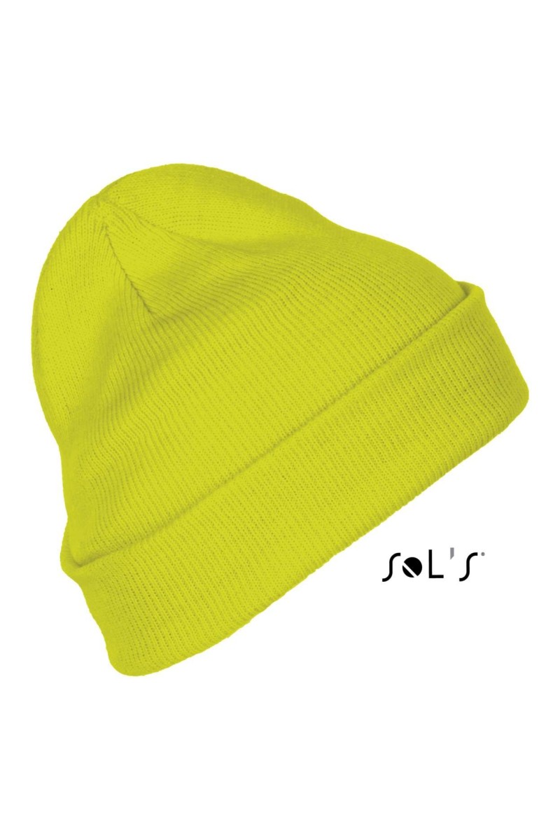 SOL'S PITTSBURGH - SOLID-COLOUR BEANIE WITH CUFFED DESIGN