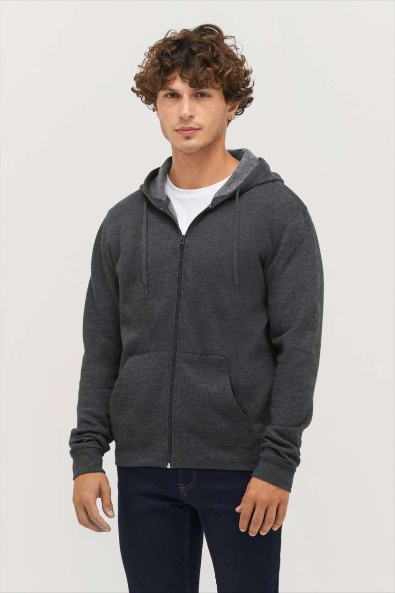 SOL'S STONE - UNISEX ZIP HOODIE