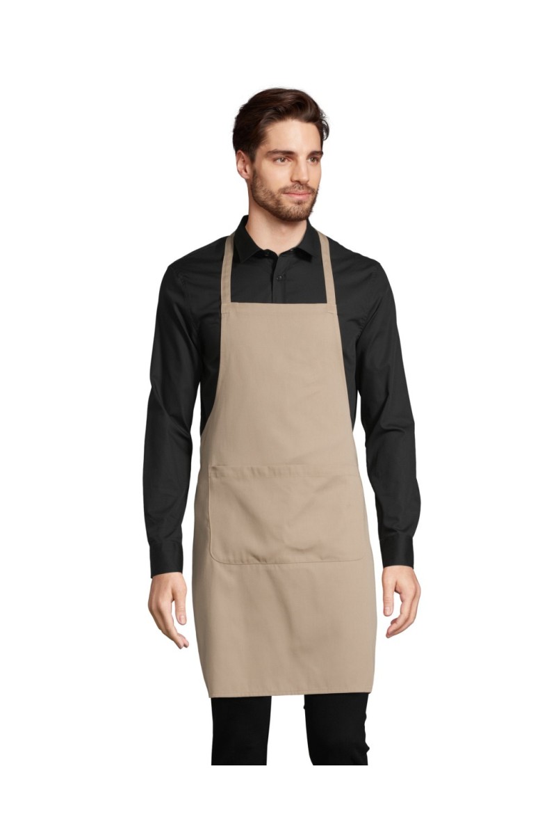 SOL'S GRAMERCY - LONG APRON WITH POCKET