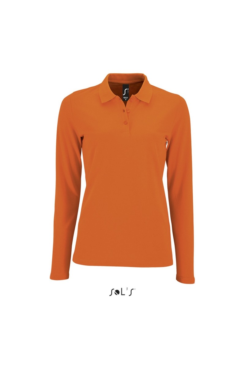 SOL'S PERFECT LSL WOMEN - TRICOU POLO PIQUÉ CU MÂNECĂ LUNGĂ
