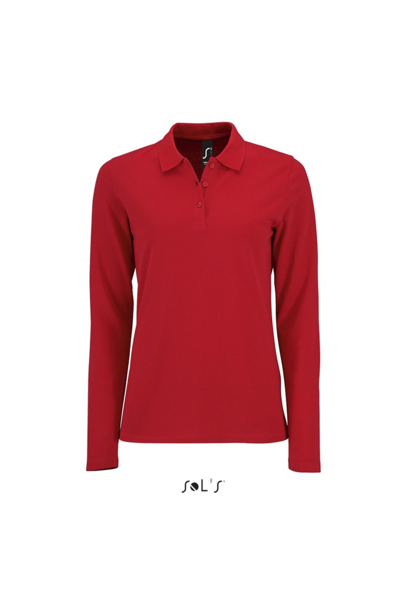 SOL'S PERFECT LSL WOMEN - TRICOU POLO PIQUÉ CU MÂNECĂ LUNGĂ