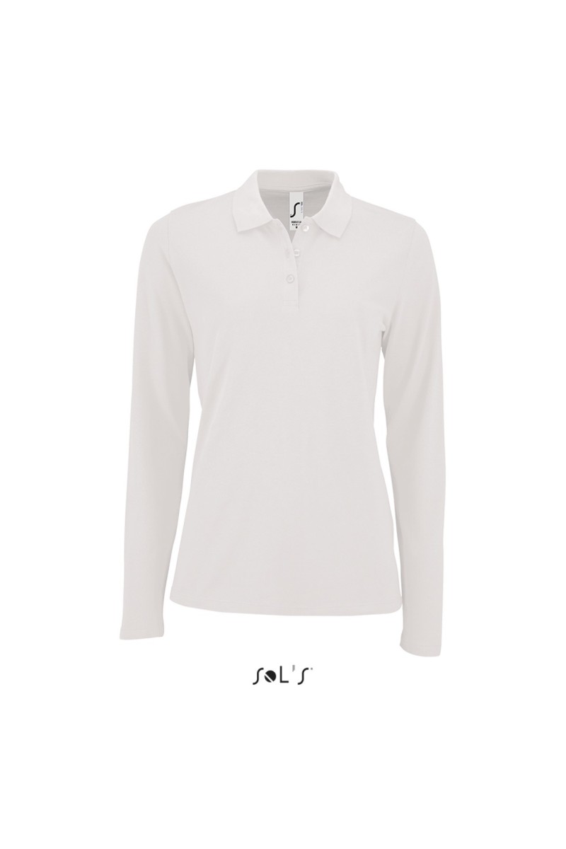 SOL'S PERFECT LSL WOMEN - TRICOU POLO PIQUÉ CU MÂNECĂ LUNGĂ