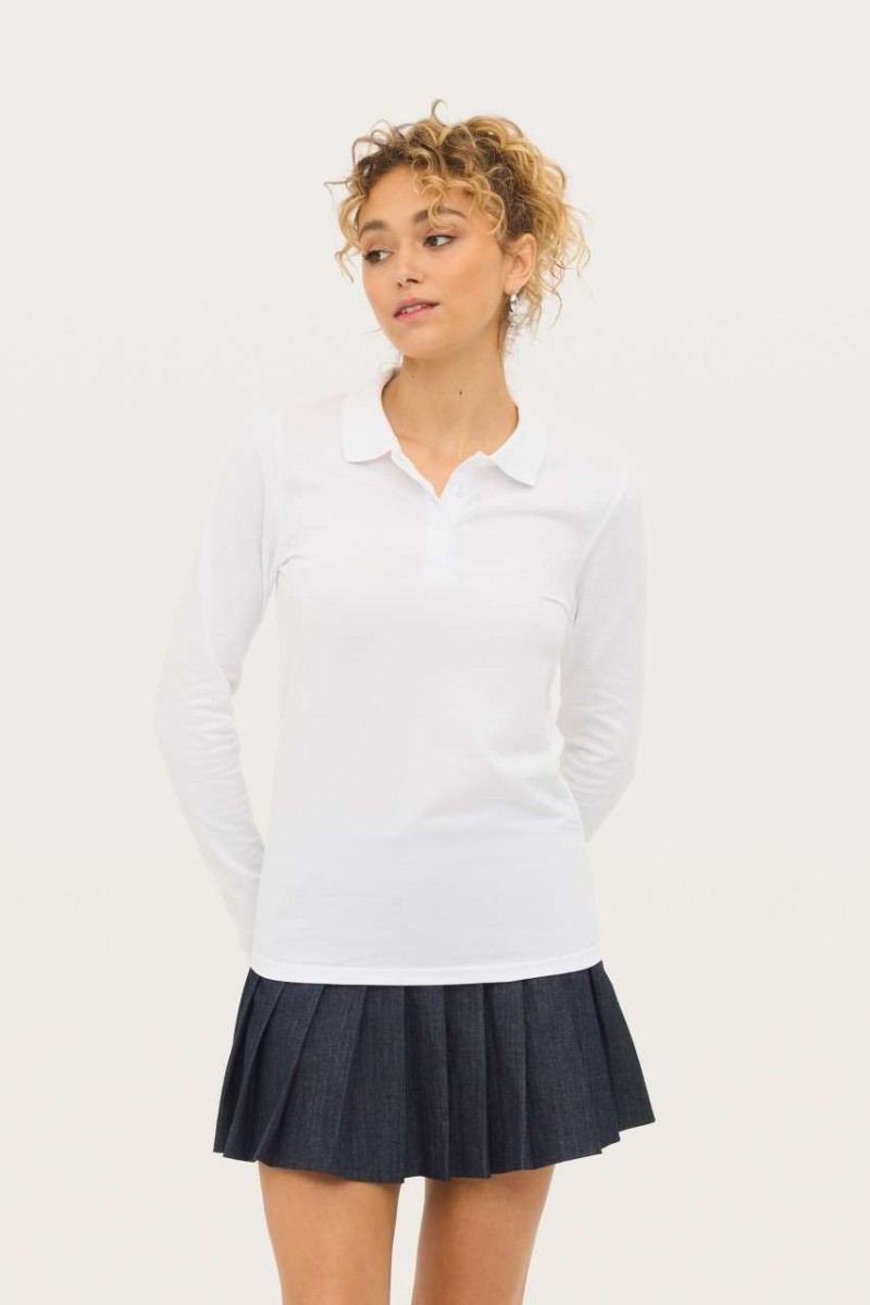 SOL'S PERFECT LSL WOMEN - LONG-SLEEVE PIQUÉ POLO SHIRT