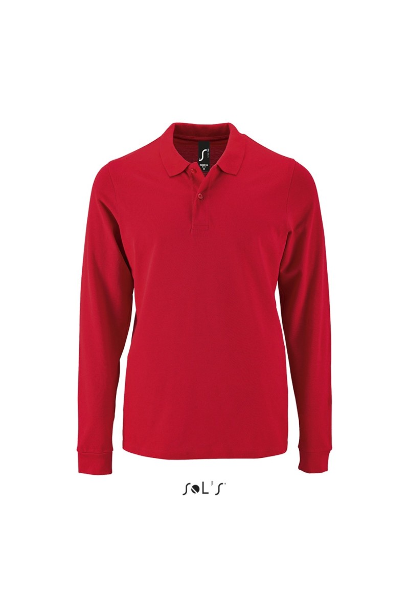 SOL'S PERFECT LSL MEN - TRICOU POLO PIQUÉ CU MÂNECĂ LUNGĂ