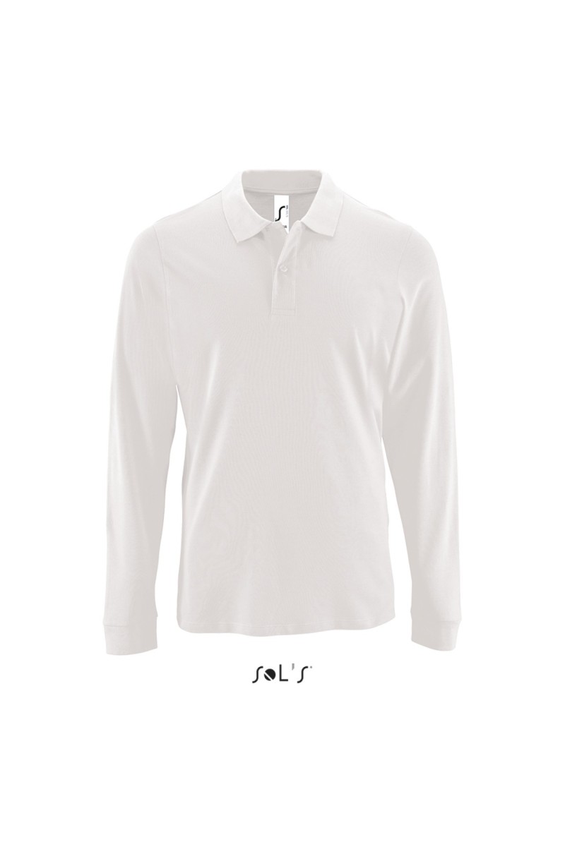 SOL'S PERFECT LSL MEN - TRICOU POLO PIQUÉ CU MÂNECĂ LUNGĂ