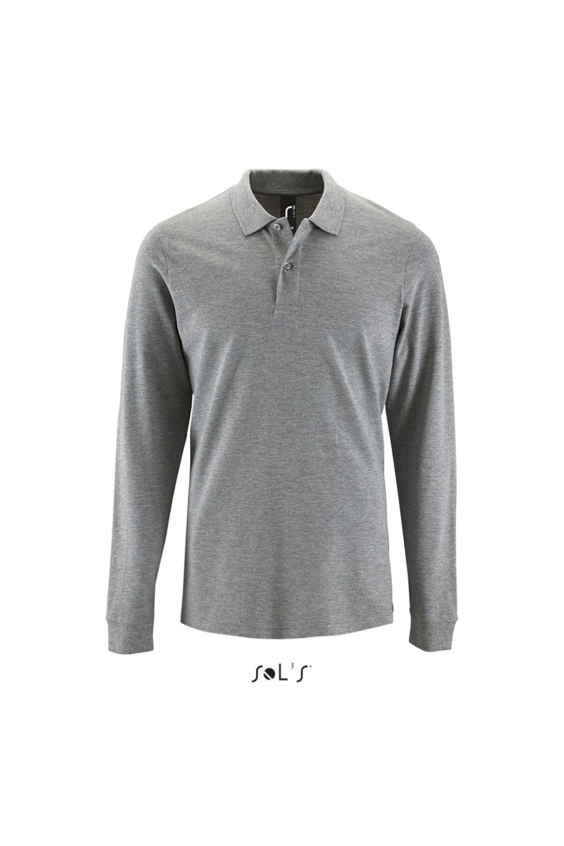 SOL'S PERFECT LSL MEN - TRICOU POLO PIQUÉ CU MÂNECĂ LUNGĂ