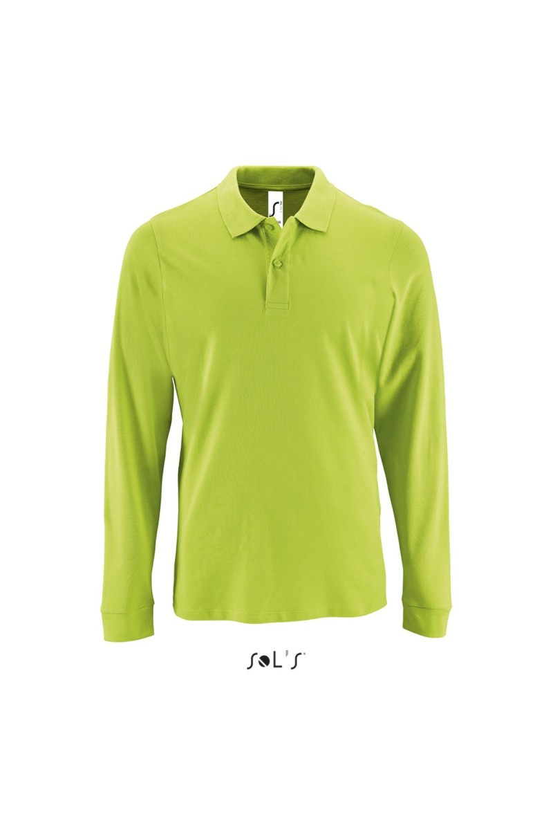 SOL'S PERFECT LSL MEN - TRICOU POLO PIQUÉ CU MÂNECĂ LUNGĂ