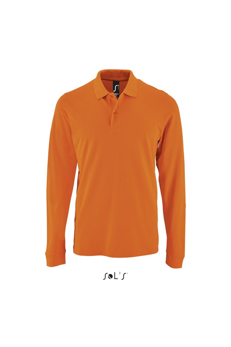 SOL'S PERFECT LSL MEN - TRICOU POLO PIQUÉ CU MÂNECĂ LUNGĂ
