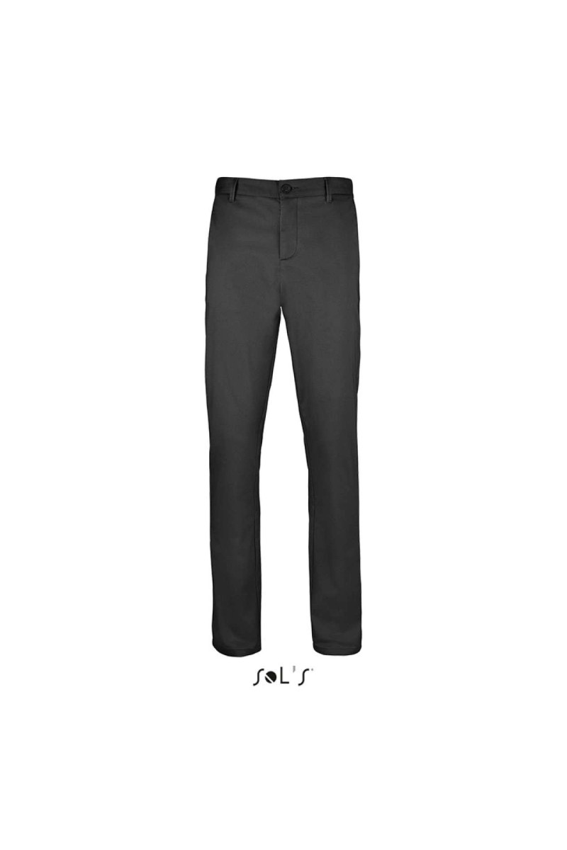 SOL'S JARED MEN - SATIN STRETCH TROUSERS
